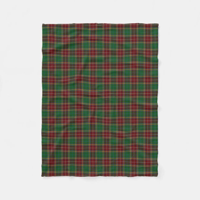 Couverture Polaire Tartan écossais de classique de Baxter de clan (Devant)