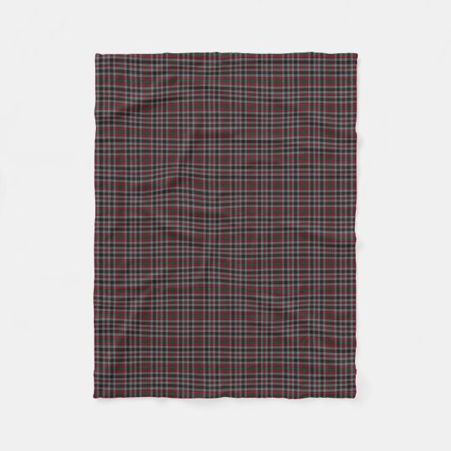 Couverture Polaire Tartan écossais de classique de Borthwick de clan (Devant)