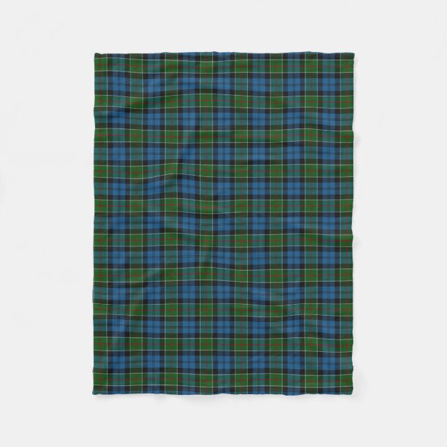 Couverture Polaire Tartan écossais de classique de Colquhoun de clan (Devant)