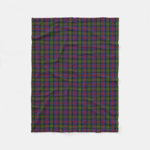 Couverture Polaire Tartan écossais de classique de Logan de clan