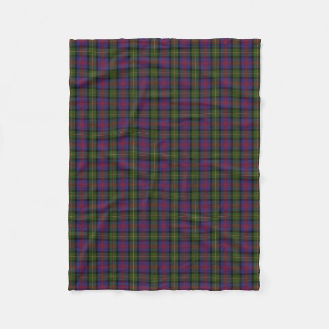Couverture Polaire Tartan écossais de classique de Logan de clan (Devant)