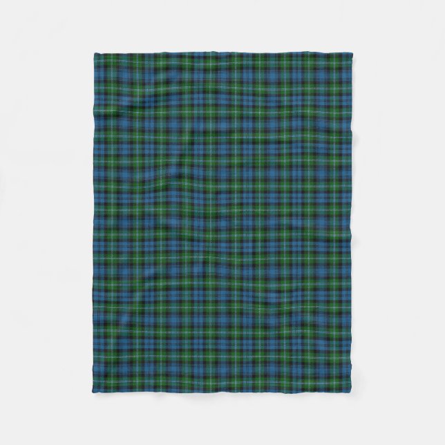 Couverture Polaire Tartan écossais de classique de Lyon de clan (Devant)