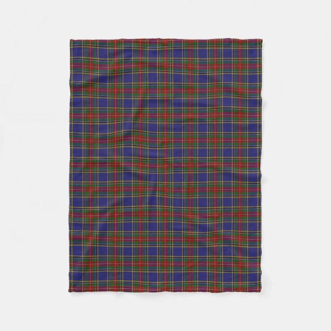 Couverture Polaire Tartan écossais de classique de Macbeth de clan (Devant)