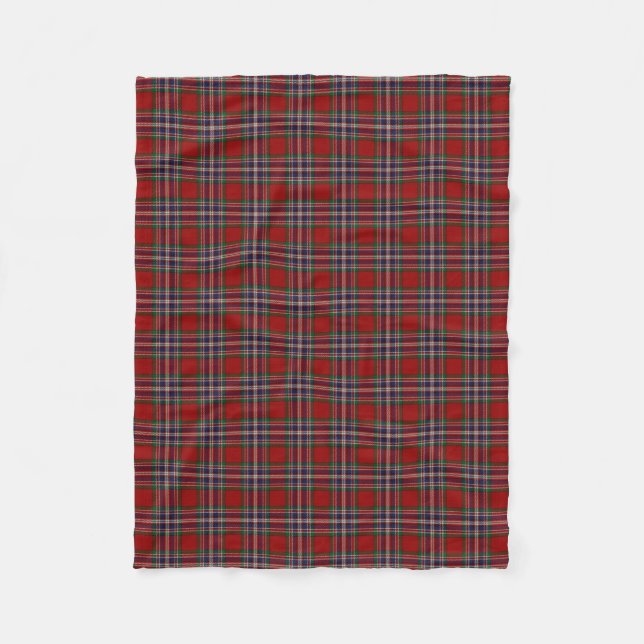 Couverture Polaire Tartan écossais de classique de MacFarlane de clan (Devant)