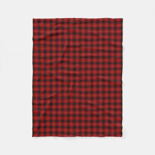 Couverture Polaire Tartan écossais de classique de MacIver de clan (Devant)