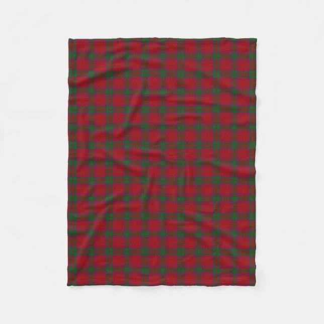 Couverture Polaire Tartan écossais de classique de MacNab de clan (Devant)