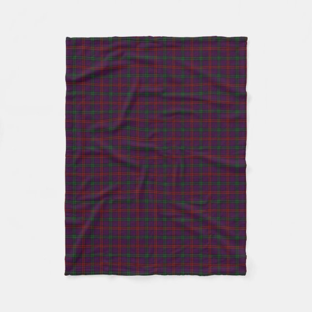Couverture Polaire Tartan écossais de classique de Montgomery de clan (Devant)