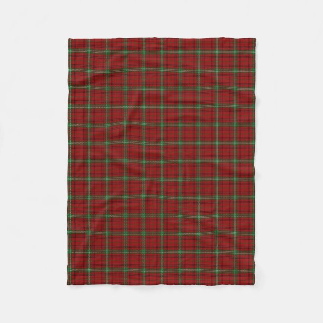 Couverture Polaire Tartan écossais de classique de Morrison de clan (Devant)