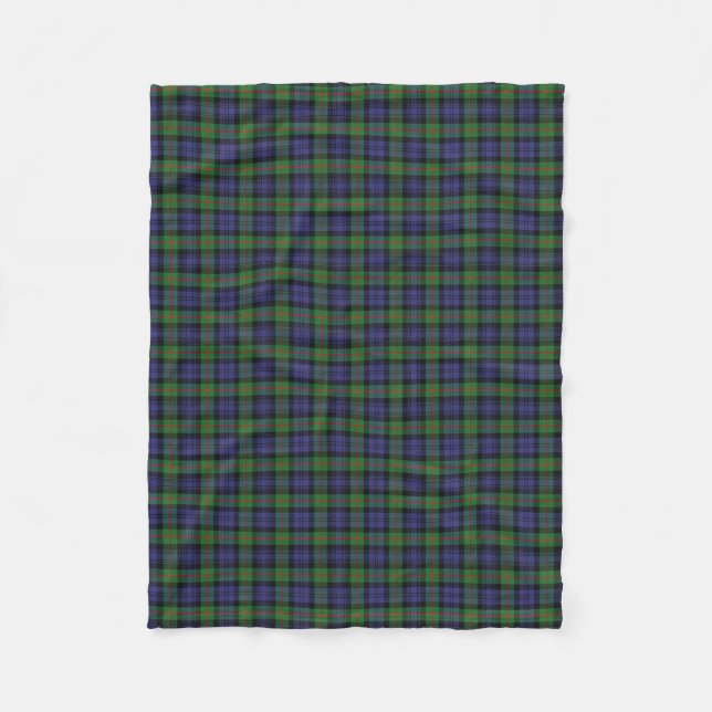 Couverture Polaire Tartan écossais de classique de Murray de clan (Devant)