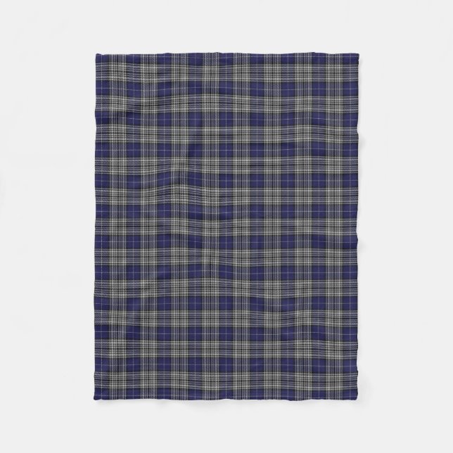 Couverture Polaire Tartan écossais de classique de Napier de clan (Devant)