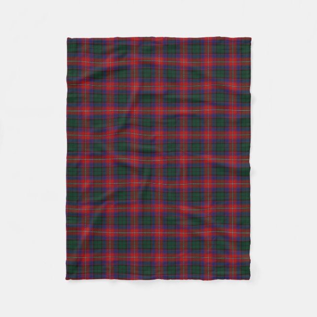 Couverture Polaire Tartan écossais de classique de Rattray de clan (Devant)