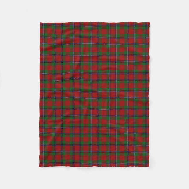 Couverture Polaire Tartan écossais de classique de Sinclair de clan (Devant)