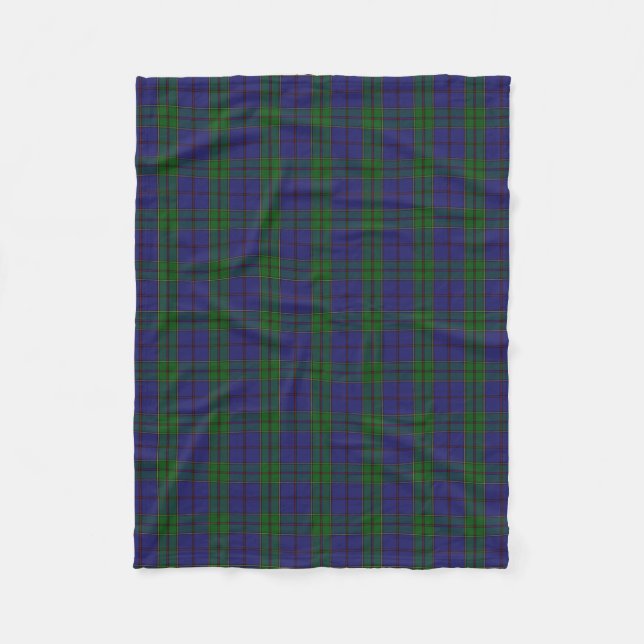 Couverture Polaire Tartan écossais de classique de Strachan de clan (Devant)