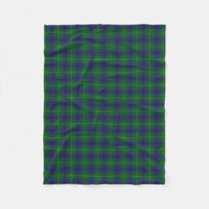 Couverture Polaire Tartan écossais de classique d'Oliphant de clan