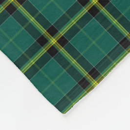 Couverture Polaire Tartan vert vif