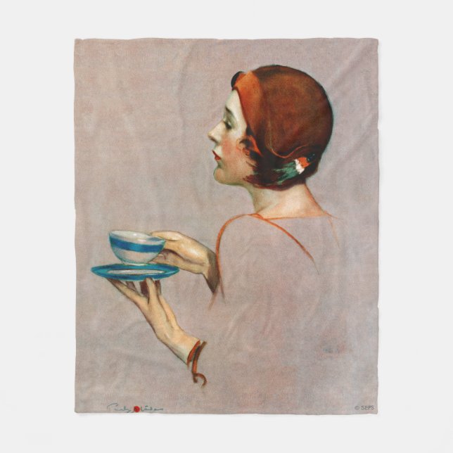 Couverture Polaire Tasse de Java (Devant)