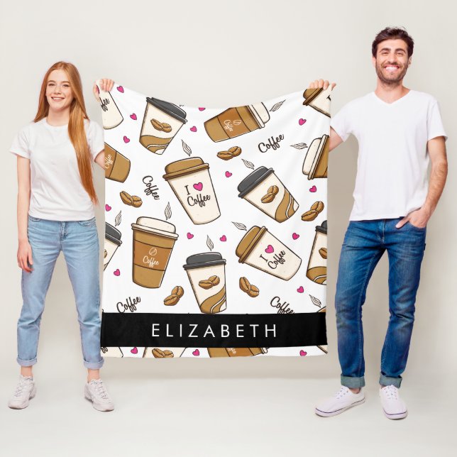 Couverture Polaire Tasses À Café, Haricots À Café, Amateur De Café, V (En situation)