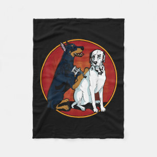 Couverture Polaire Tatouage Dalmatian Dog