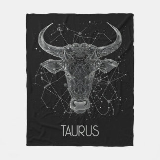 Couverture Polaire Taurus Zodiac Constellation polaire Blanche