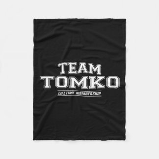 Couverture Polaire Team Tomko _ Cadeau de nom de famille fier