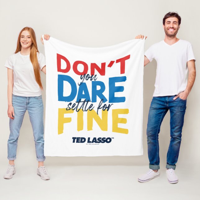 Couverture Polaire Ted Lasso | N'osez-vous pas vous fixer pour fin (En situation)