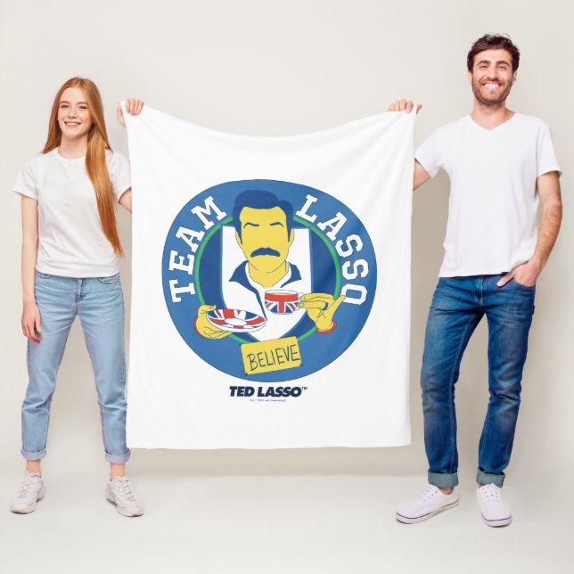 Couverture Polaire Ted Lasso | Team Lasso Tea Iconic Avatar (En situation)
