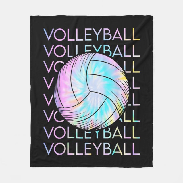 Couverture Polaire Teinture de volleyball (Devant)