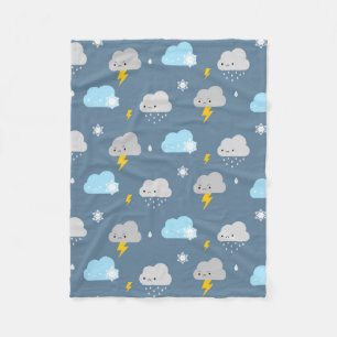 Couverture Polaire Temps orageux de Kawaii