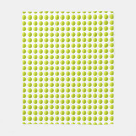 Couverture Polaire Tennis Ball Fleece Blanche
