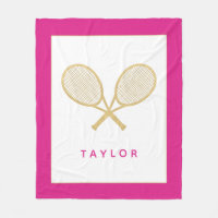 Tennis Cadeau Chic or et rose personnalisé