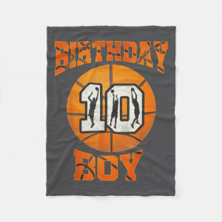 Couverture Polaire Tenue de 10e anniversaire garçon basket-ball Dix 1