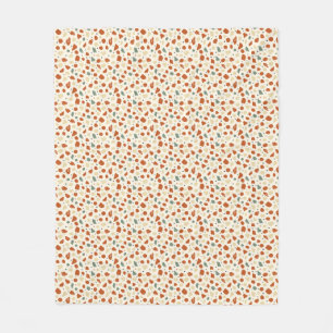 Couverture Polaire Terrazzo organique moderne Mosaïque de pierre ab