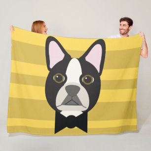 Couverture Polaire Terrier de Boston