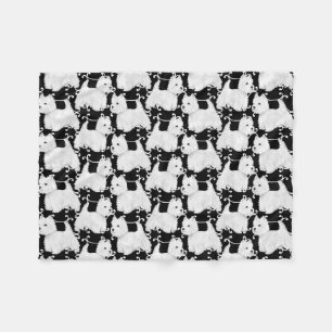 Couverture Polaire Terriers blancs de West Highland