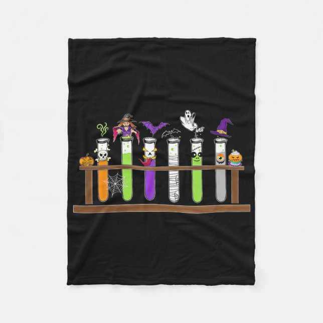 Couverture Polaire Test Tube Chimie Nerd Enseignant Sciences Éffrayan (Devant)