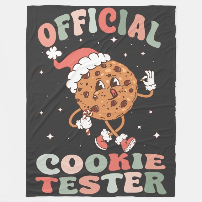 Couverture Polaire Testeur officiel de cookies (Devant)