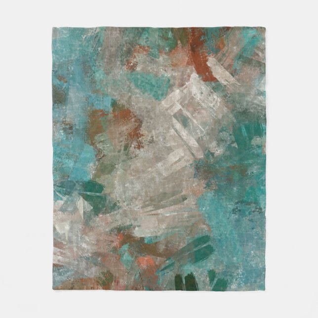 Couverture Polaire Texture Abstraite Psychédélique Des Trucs. (Devant)