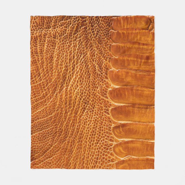 Couverture Polaire Texture de la peau d'autruche : Papier peint luxue (Devant)