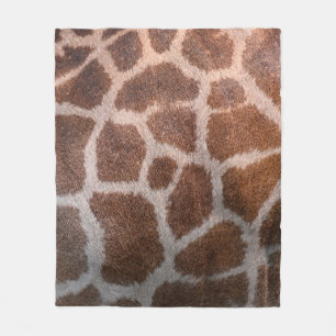 Couverture Polaire Texture de peau de girafe