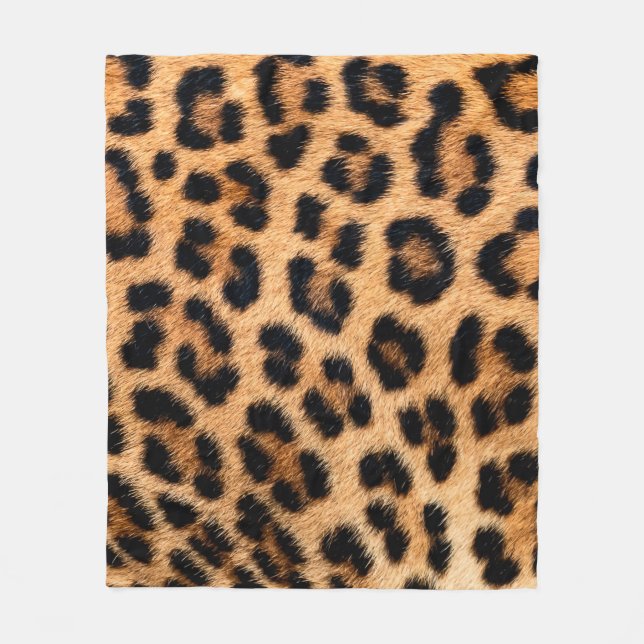 Couverture Polaire Texture d'impression de Cheetah (Devant)