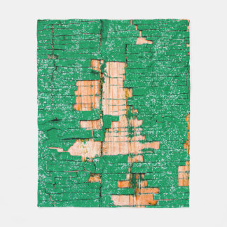 Couverture Polaire Texture d'une vieille clôture en bois avec peintur