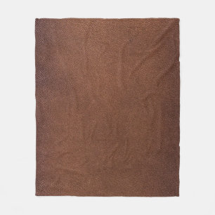 Couverture Polaire Texture en cuir authentique, véritable arrière - p