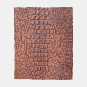 Couverture Polaire texture en cuir Brown fond abstrait, vieilli, anim