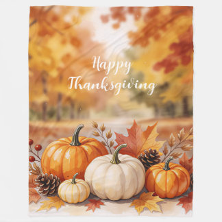 Couverture Polaire Thanksgiving Golden Trendy Autumn Collection