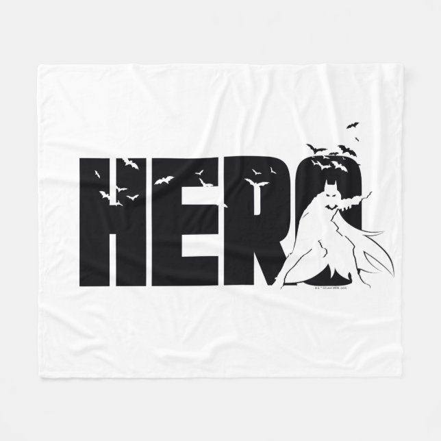 Couverture Polaire The Batman "Hero" Graphic (Devant (Horizontal))