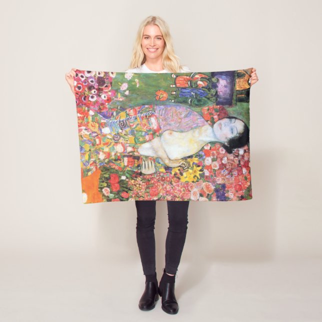 Couverture Polaire The Dancer, Gustav Klimt (En situation)