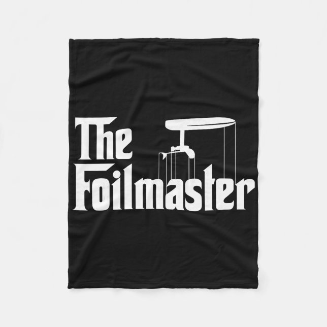 Couverture Polaire The Foilmaster - Funny E-foil Foilboard Surfing Gi (Devant)