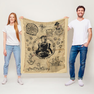 Couverture Polaire The Goonies Sloth Treasure Map