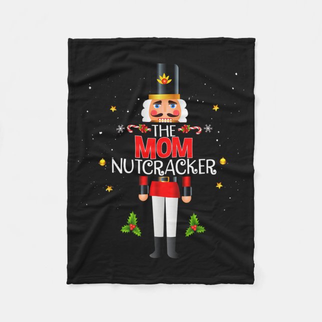 Couverture Polaire The Mom Nutcracker Group Matching Family Christmas (Devant)
