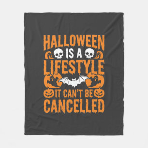 Couverture Polaire Thème de style de vie Halloween Chauve-souris Citr